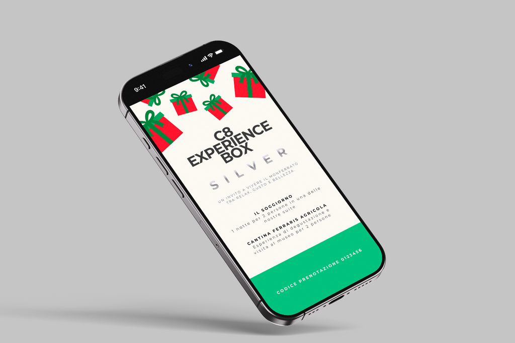 C8 Experience Box: Soggiorno + Cantina (Voucher Digitale)